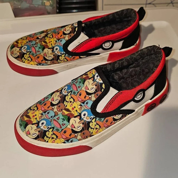 Ground Up Big Kids Pokémon Slip On Shoes‎ 2 Boys Girls Unisex - Picture 3 of 7